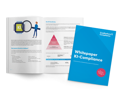 3d-Bild für den CCS Whitepaper zur KI-Compliance